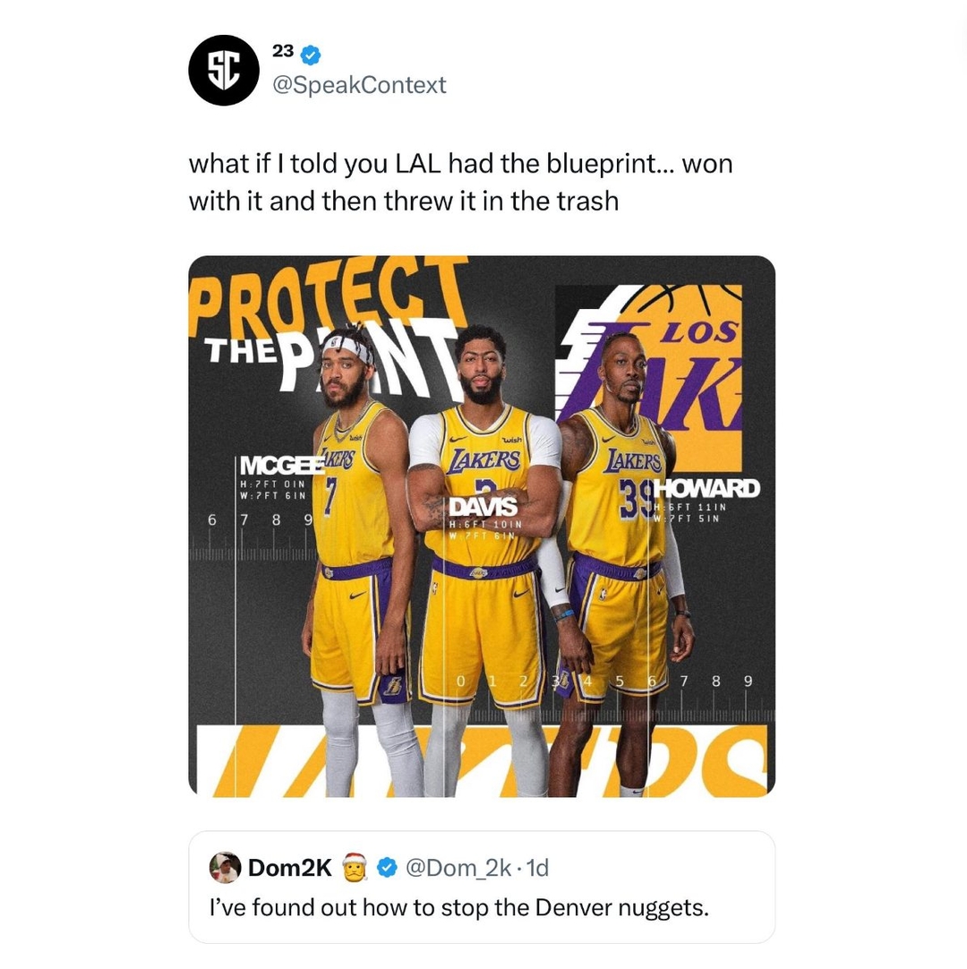 This team deserved an extended run together 😤