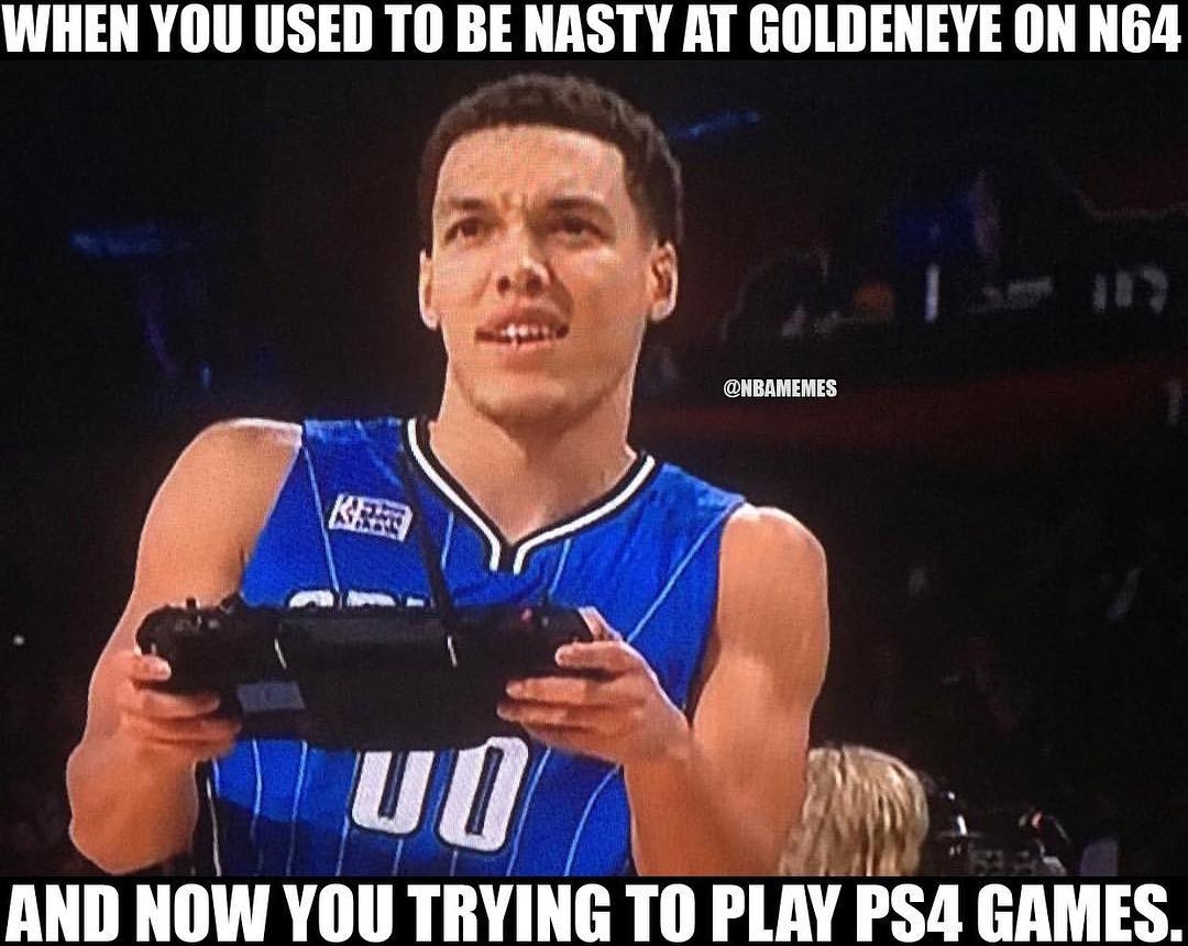 The struggle. #orlandomagic #aarongordon #nbamemes