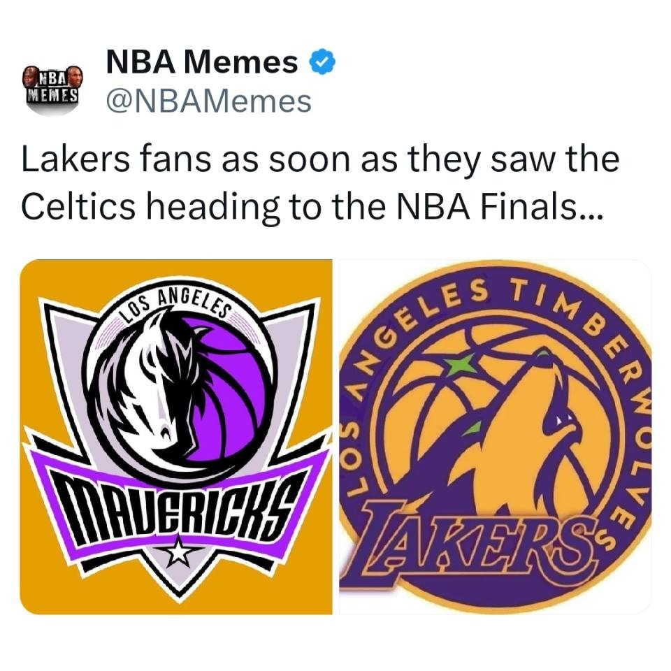 Celtics are public enemy number 1 😂
#Celtics #Lakers #Mavs #TWolves #nbamemes