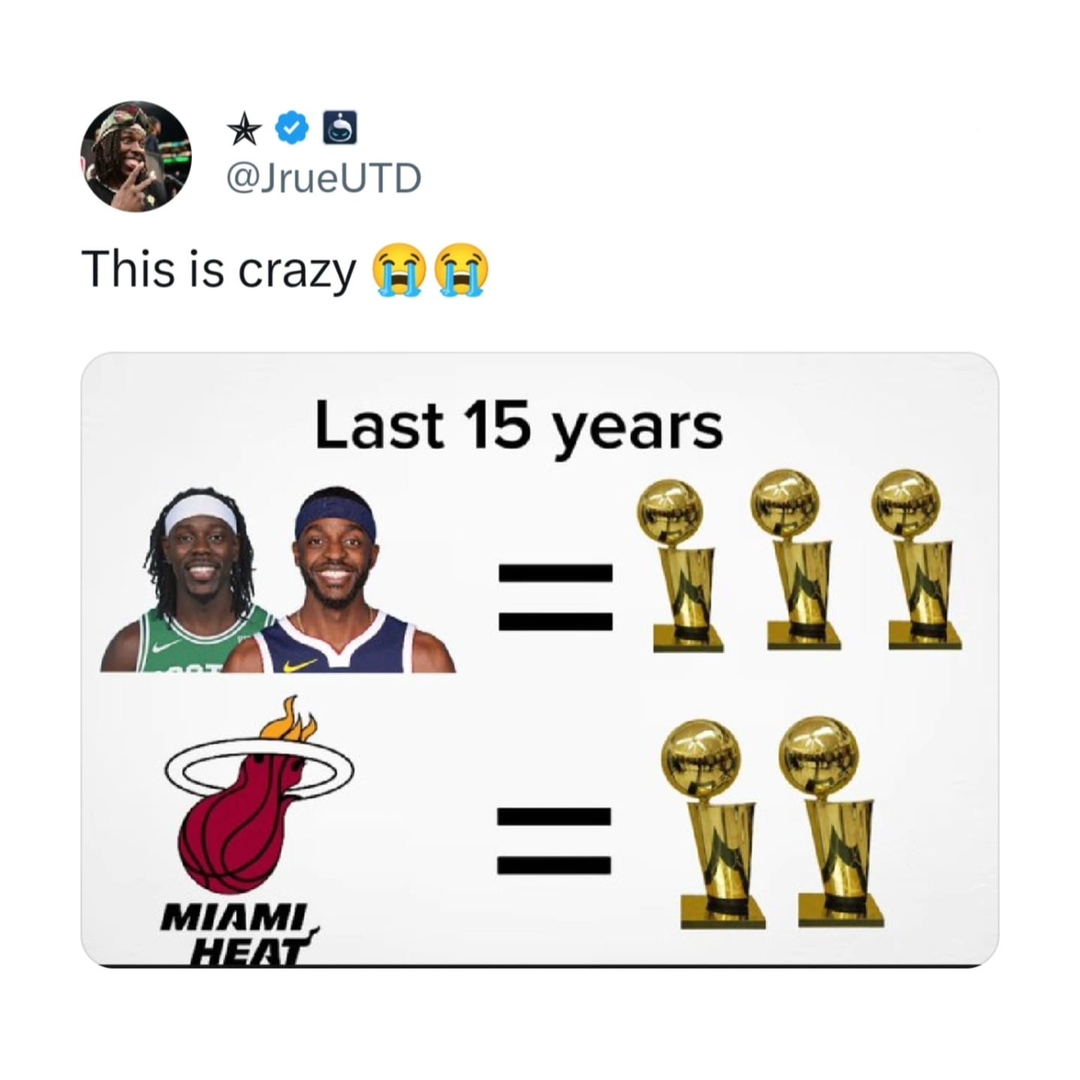 It's funny because it's true...
#nba #celtics #heat