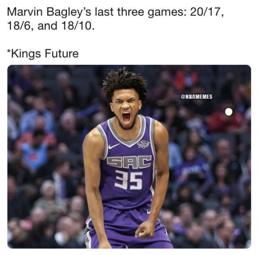 Kings future is bright with Marvin Bagley III. π₯ #Kings