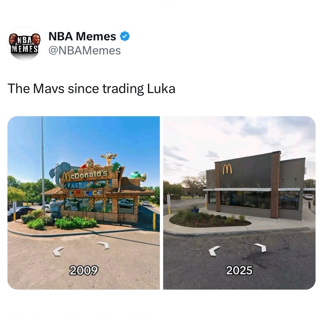 The Mavs haven't been the same since trading Luka. π©
#mavs #nbamemes