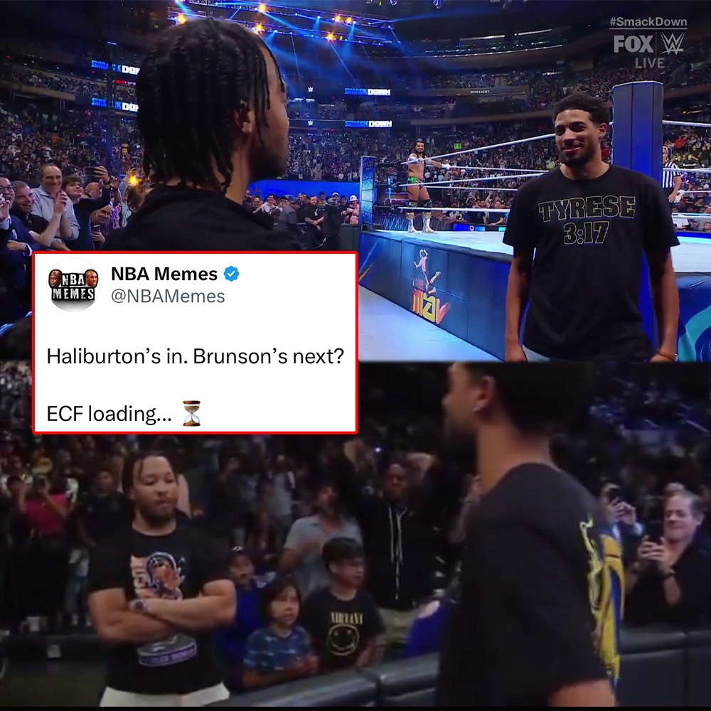 One more. Knicks are a game away from the ECF.
#knicks #nbamemes