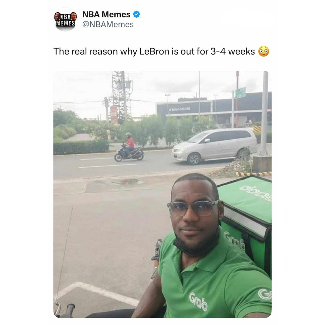 Even legends need to finish the side quests before completing the saga. 😂
#nbamemes #lebron