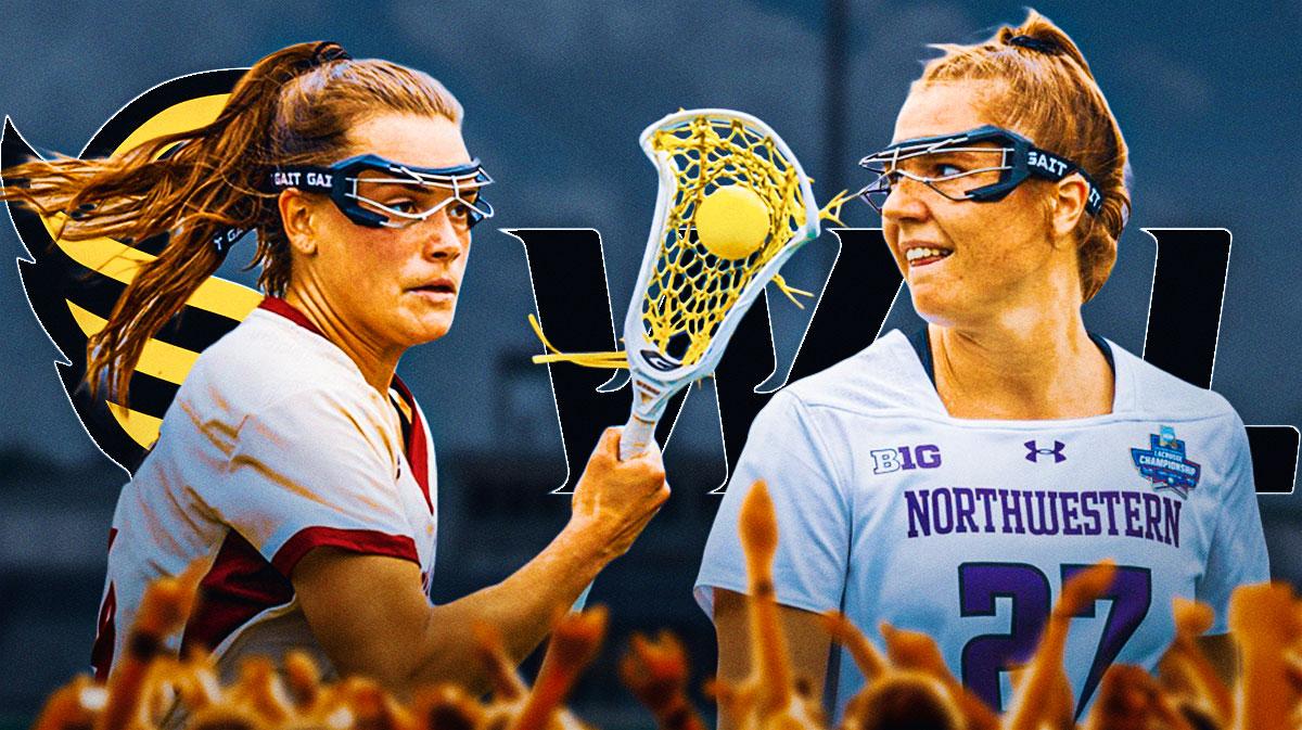 Charlotte North and Izzy Scane WLL Logo background. WLL, ESPN