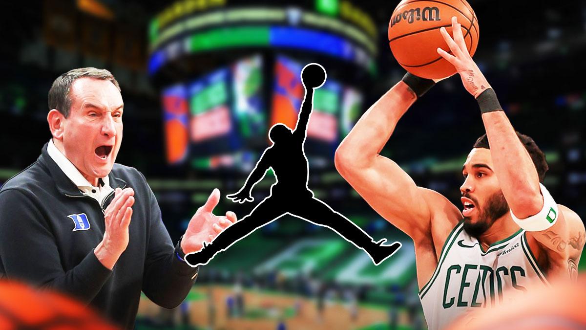 Celtics, Jayson Tatum, Coach K, Jordan Brand, Jordan Tatum 4