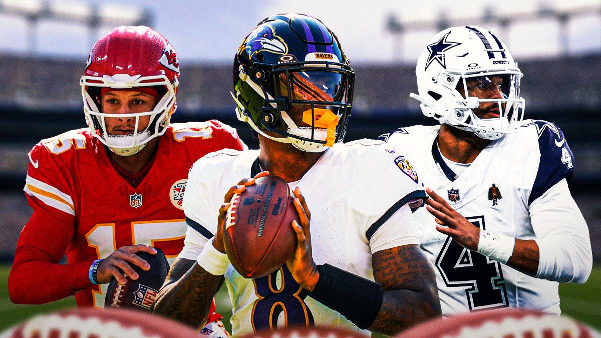 Lamar Jackson, Dak Prescott, Patrick Mahomes