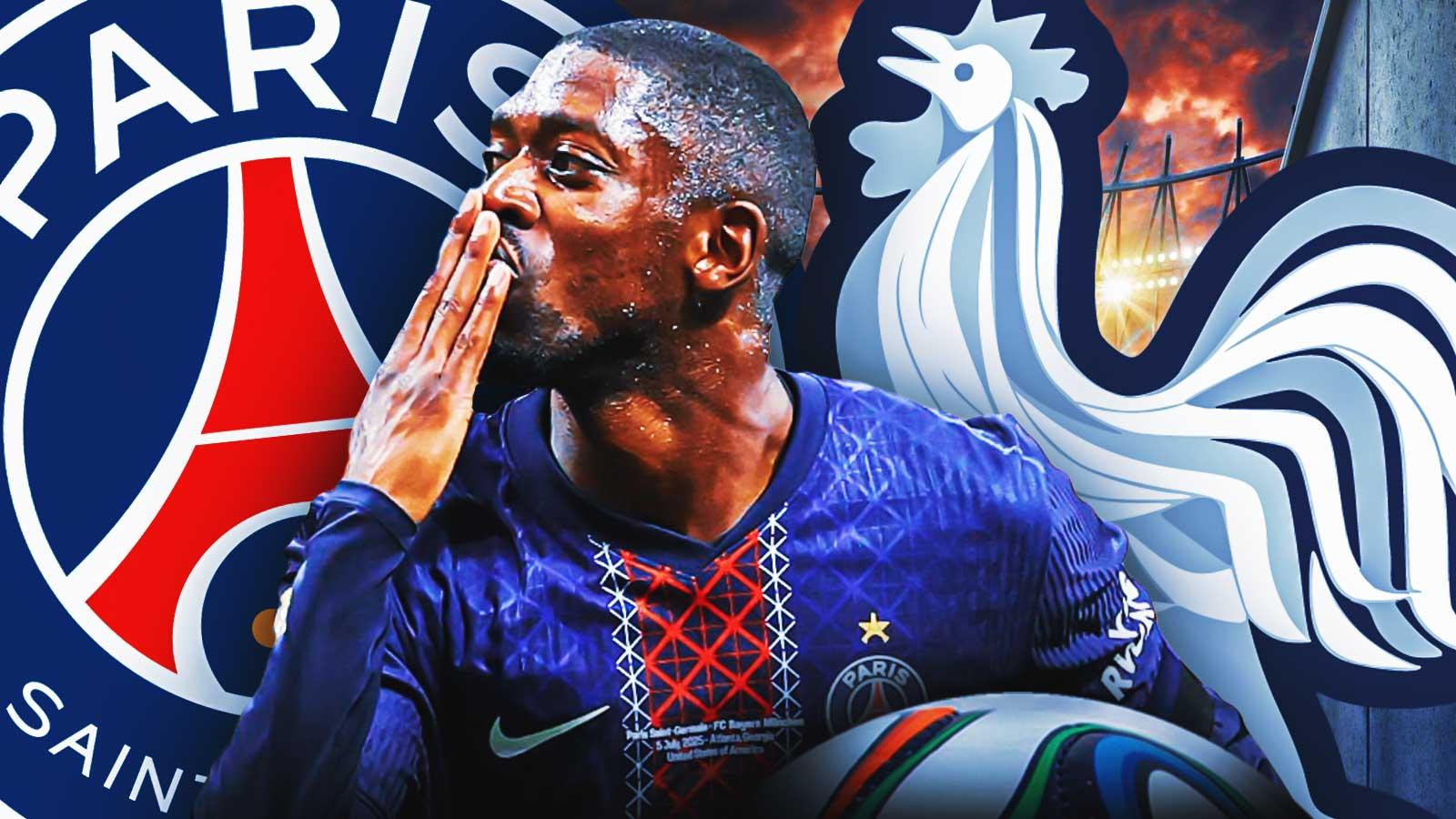 PSG and French soccer star Ousmane Dembélé