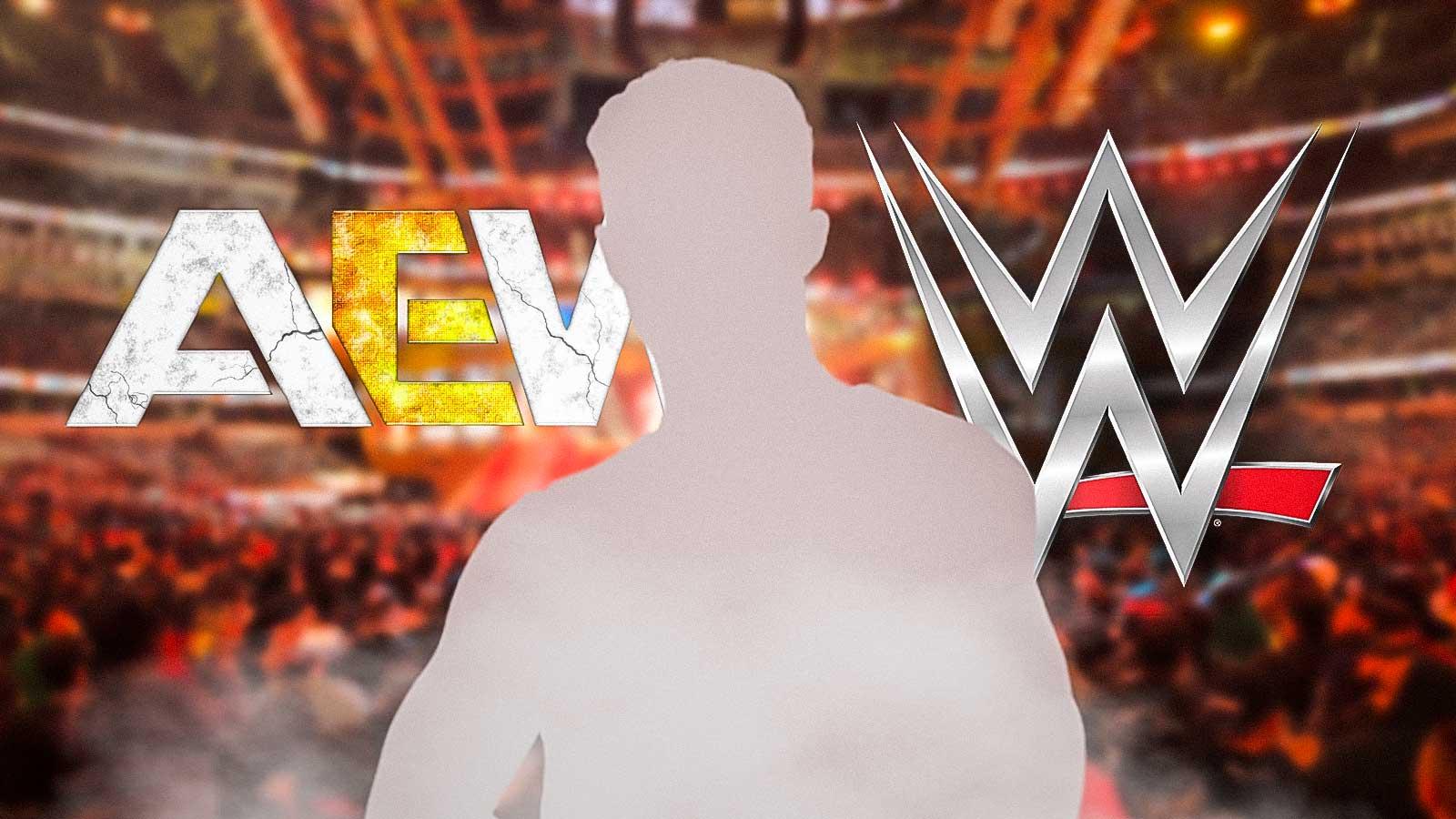AEW star Kyle Fletcher silhouette