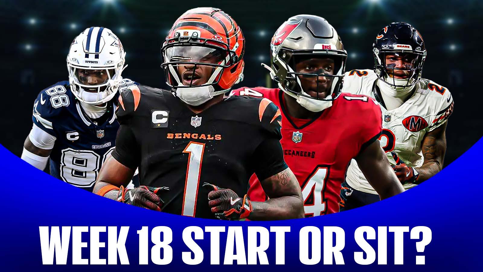 - Ja'Marr Chase, CeeDee Lamb on one side - Chris Godwin, DJ Moore on the other side - NFL wallpaper background