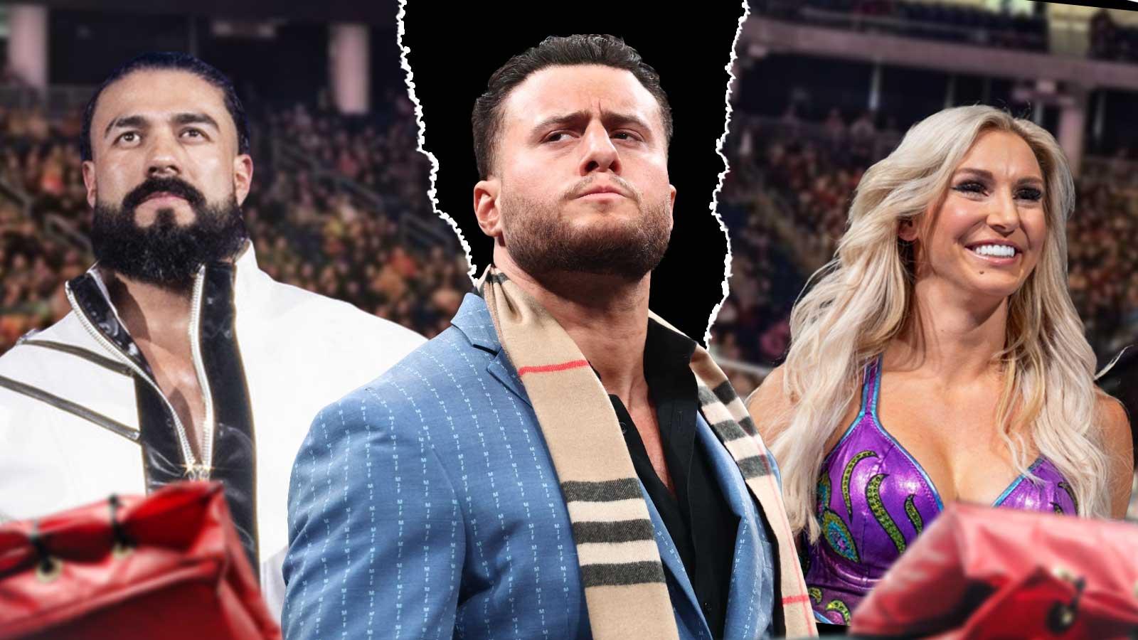 AEW's Andrade and MJF and WWE icon Charlotte Flair, whom got divorced from the former.