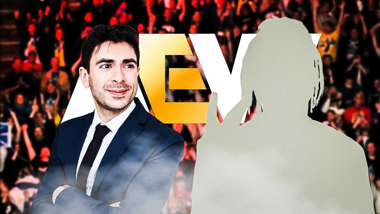 AEW President Tony Khan with Dezmond Xavier