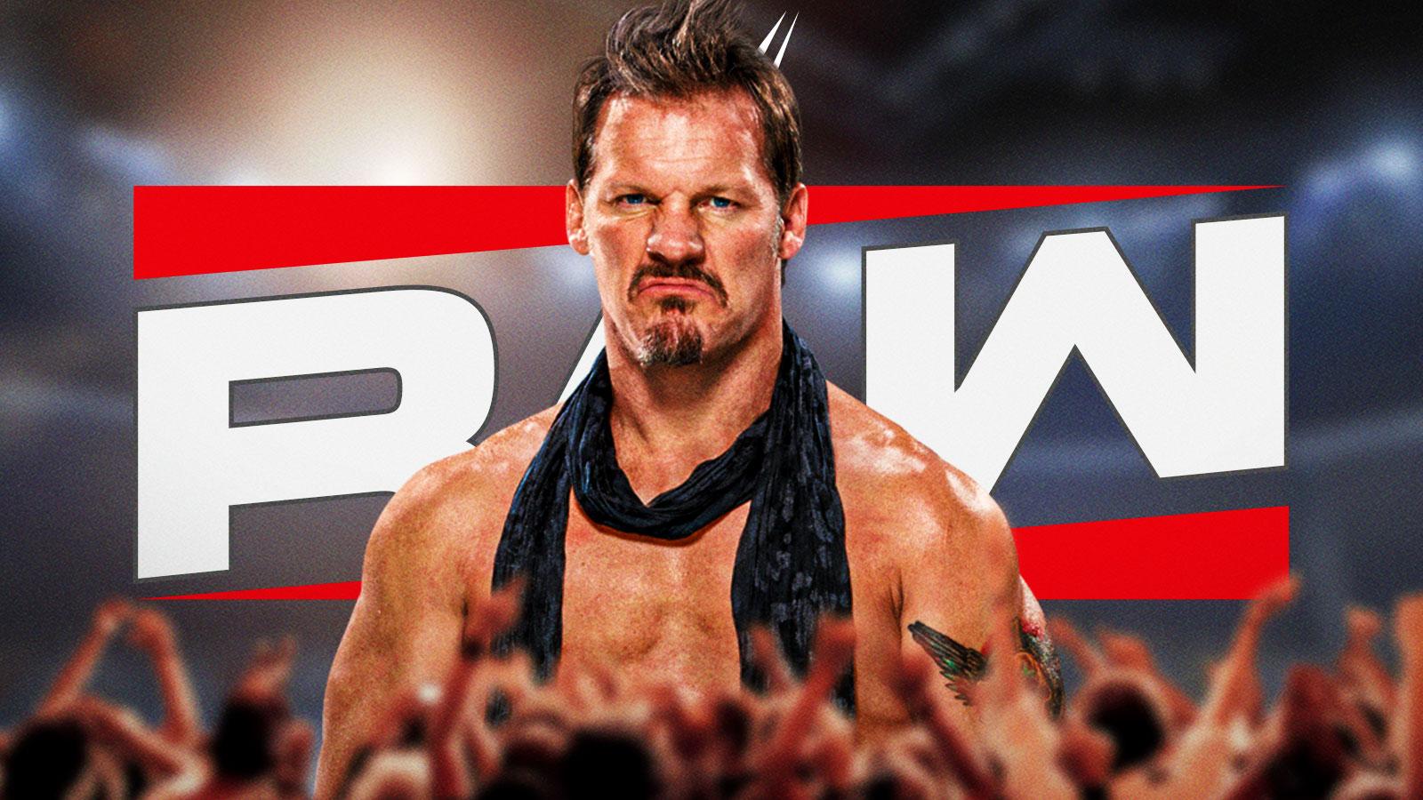 WWE Monday Night RAW logo and Chris Jericho.
