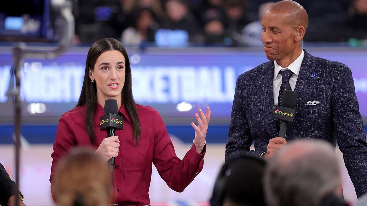 Fever star Caitlin Clark reacts with three emojis after Payton Pritchard’s buzzer-beater for the Celtics following a Reggie Miller comparison.